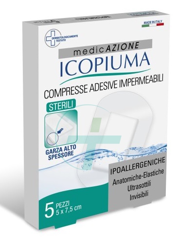 Icopiuma Medicazione Postoperatoria Impermeabile 10x7,5cm