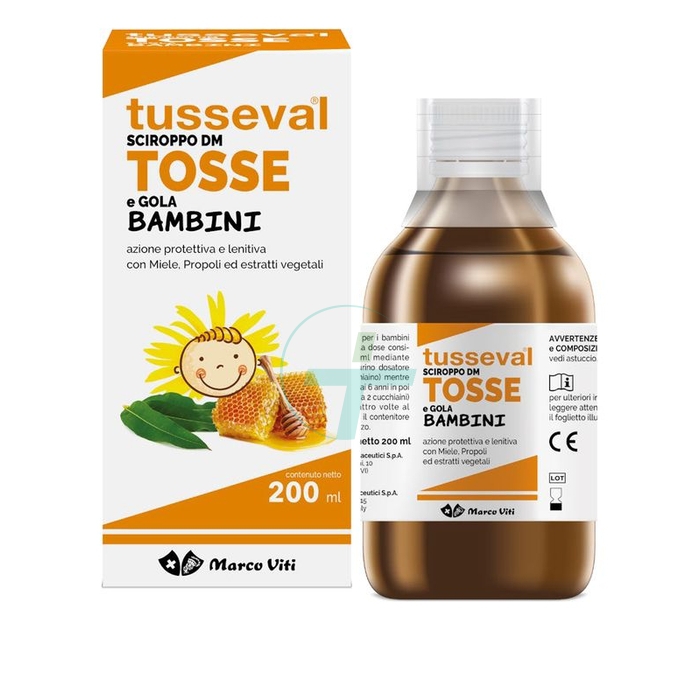 Marco Viti Tusseval Sciroppo Tosse Bambini 200ml