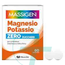 Massigen Magnesio Potassio Senza Zucchero 60 compresse