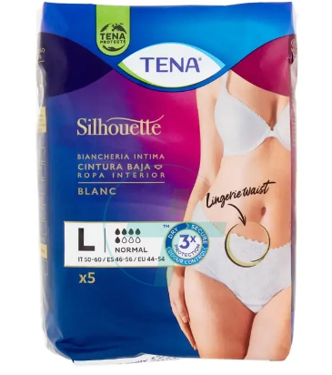 Tena Lady Tena Silhouette Blanc L 5pz