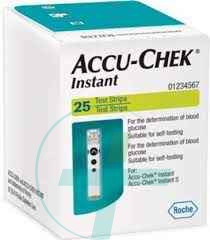 Accu chek Instant 25 Strisce