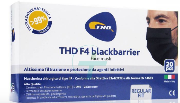 Thd Face Mask F4 Nere Regular 20pz