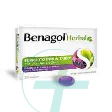 Benagol Herbal Frutti Bosco 24 pastiglie