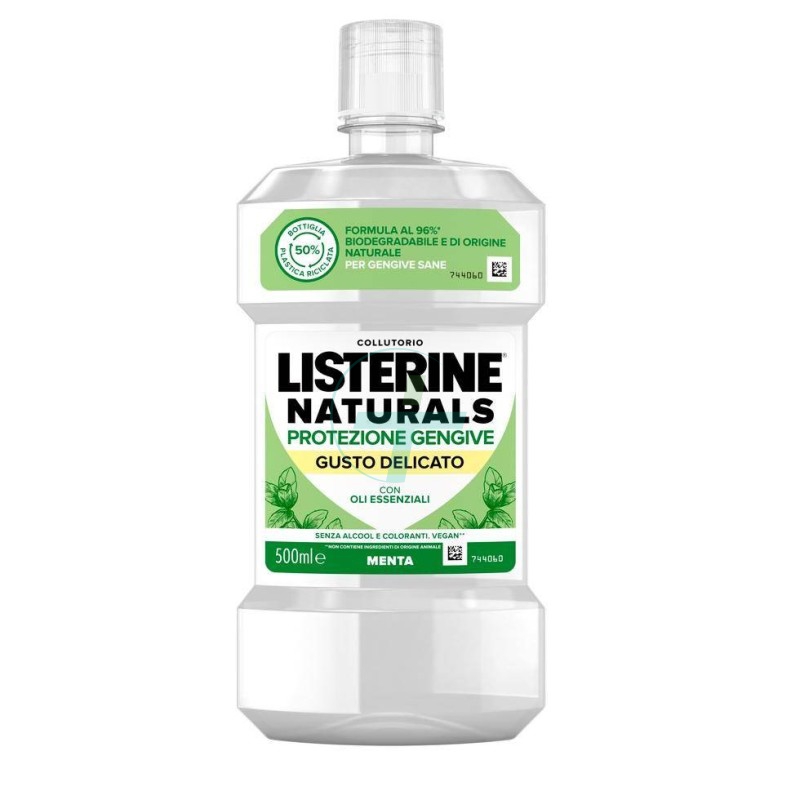 Listerine Naturals Protezione Gengive Gusto Delicato 500ml -
