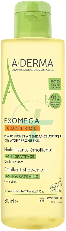 Aderma Exomega Control Olio 500 ml collez
