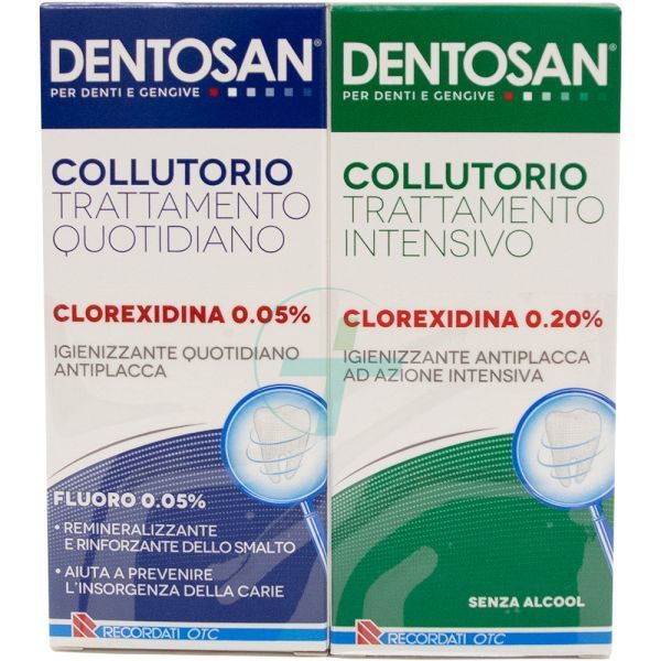 Dentosan Collutorio Bipack 0,2% 200ml +0,05% 200ml
