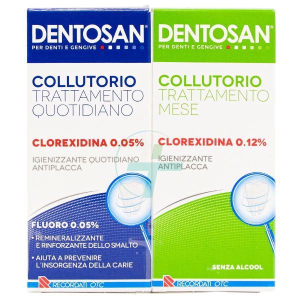 Dentosan Collutorio Bipack 0,12% 200ml +0,05% 200ml