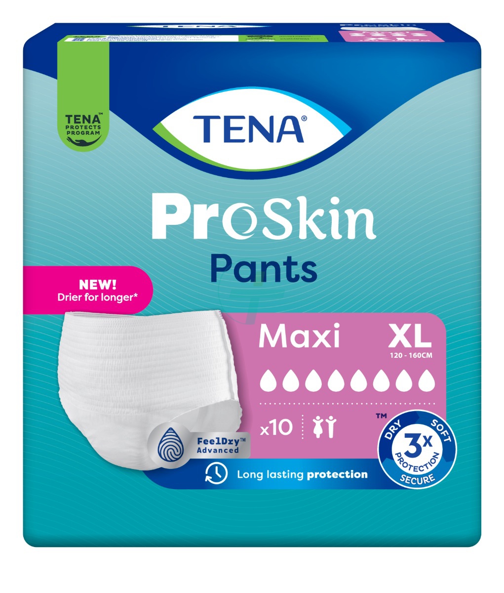 Tena Pants Pannoloni Mutandina Maxi XL 10pz