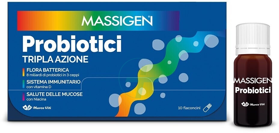Massigen Probiotici 10 flaconcini x 8 ml