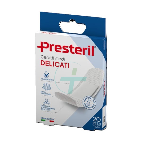 Cerotti Presteril Delicati 7x2cm 20 pezzi