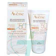 Avene Solare Crema Solare Schermo Minerale spf 50+