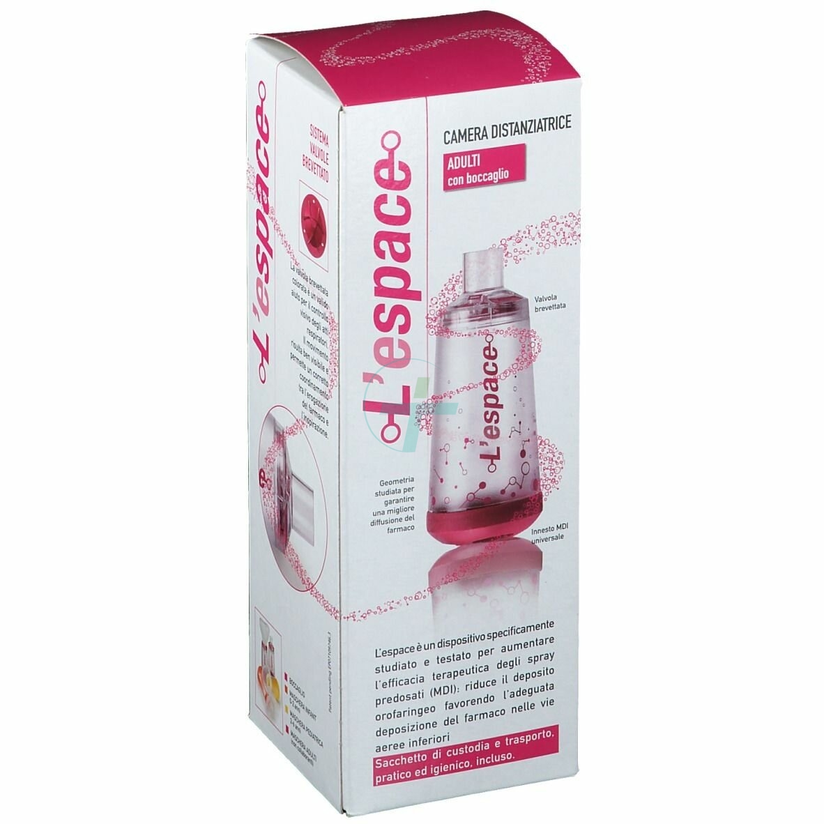 L'espace Distanziatore Adulto Con Maschera Colore Magenta