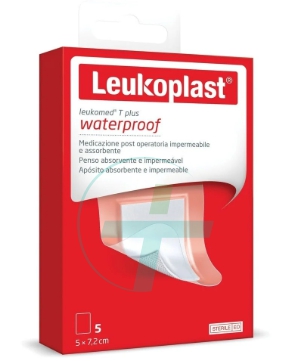 Leukomed T Plus Medicazione Impermeabile Cerotti Waterproof 7,2x5cm