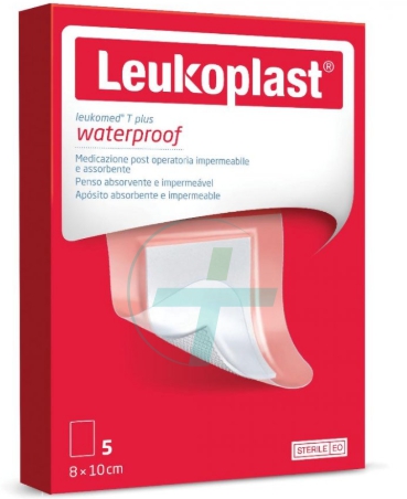 Leukomed T Plus Medicazione Impermeabile Cerotti Waterproof 8x10cm